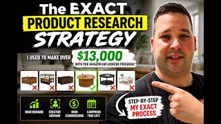 The EXACT Product Research Strategy I Used to Make Over $13,000 with the Amazon Influencer Program