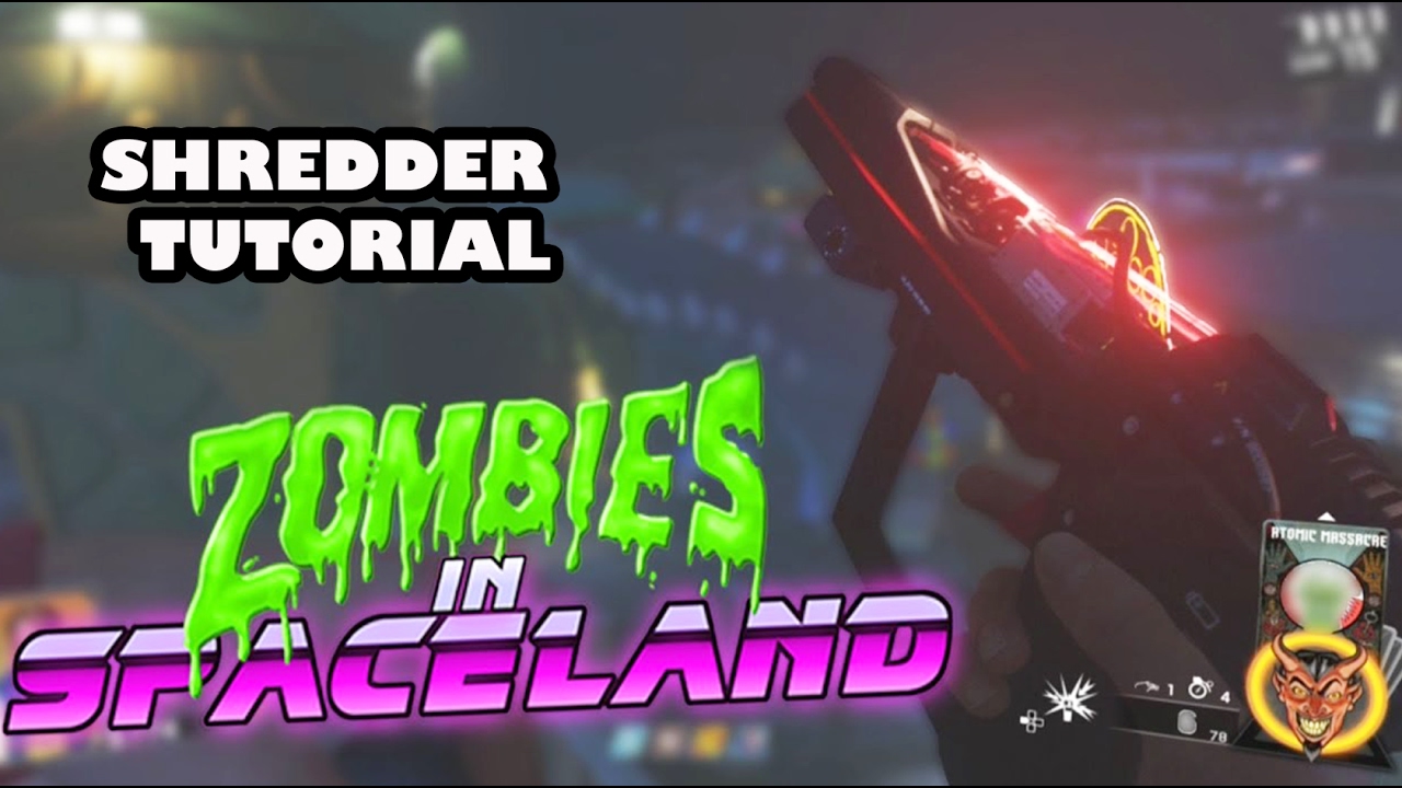 SHREDDER TUTORIAL ZOMBIE SPACELAND YouTube