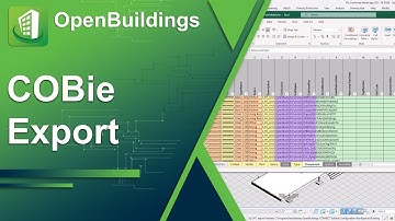 OpenBuildings Designer Update 10 | COBie Export