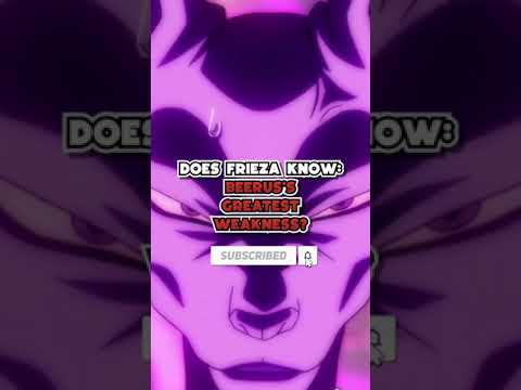 Frieza Discovers BEERUS’S Greatest Weakness?! #shorts #dragonball