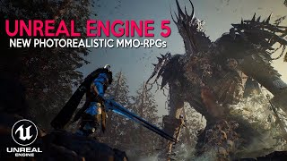 New Impressive PHOTOREALISTIC MMO-RPGs Announced in UNREAL ENGINE 5