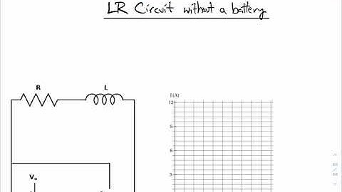 LR Circuit without battery