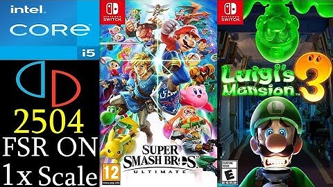 Yuzu EA 2504 Super Smash Bros Ultimate and Luigi