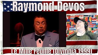 Raymond Devos - Le Mille Feuille (Olympia 1999) - REACTION
