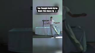 Rare Footage of David Byrne Rehearsing His Famous Dance Moves!