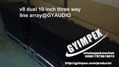 V8 line array DUAL 10 INCH THREE WAY