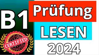 G.A.S.T  B1 Prüfung  Lesen Übungssatz  G.A.S.T DTZ 2024 TEST