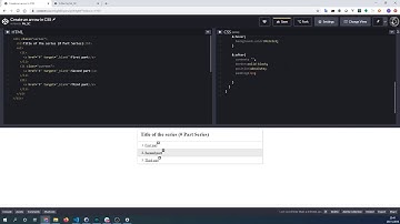 How to create a Triangle Arrow with HTML and CSS