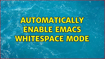 Ubuntu: Automatically enable emacs whitespace mode