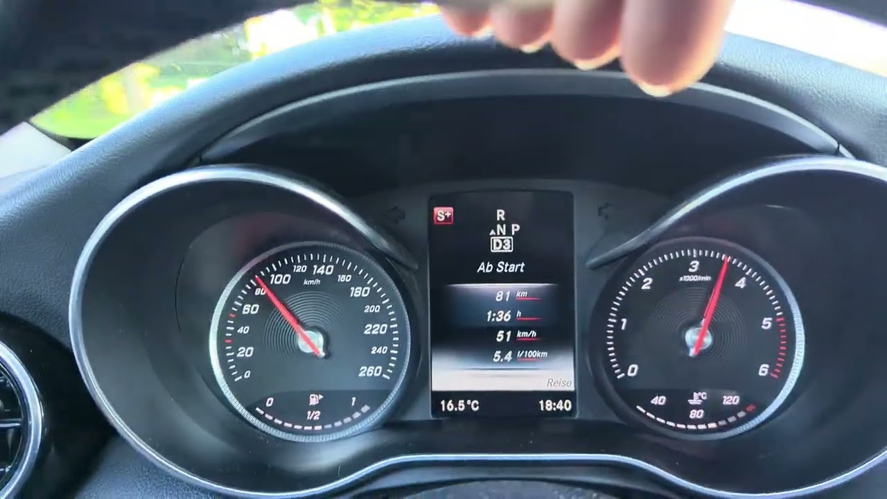 Mercedes W205 C220 CDI (2.2 CDI 170PS) Acceleration 0-100 km/h