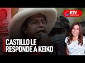 Castillo responde a Fujimori desde Tumbes: "No le vamos a correr al fujimorismo" - RTV Noticias