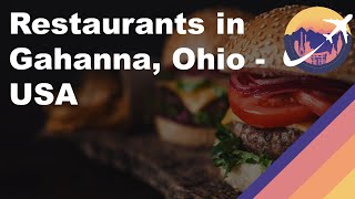 Restaurants in Gahanna, Ohio - USA