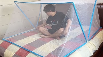Foldable Mosquito Net for Double Bed - It