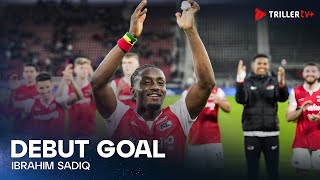 Ibrahim Sadiq`s debut goal for AZ Alkmaar