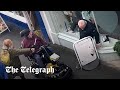 Pasty wars erupt as pensioner on mobility scooter knocks over bakery customer