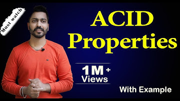 Lec-74: ACID Properties of a Transaction | Database Management System