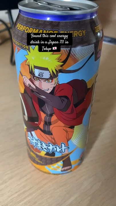 Naruto Energy Drink in Japan 🇯🇵 7/11 Shop! - YouTube - Naruto Energy Drink Chakra In A Can