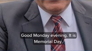 Memorial Day evening weather forecast: Heavy rain tapering to showers tonight
