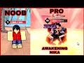 NOOB TO PRO!! I REACHED LEVEL 118 AND UNLOCK AWAKENING TYPE NIKA IN ANIME DIMENSIONS SIMULATOR