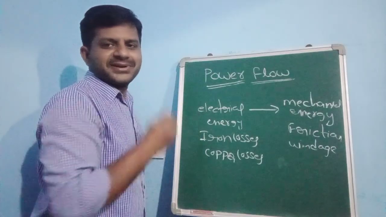 DC motor power flow