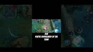 POV You're Hypercarry of the Team - Mobile Legends