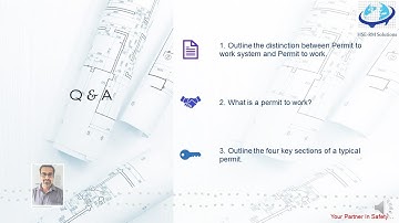 Element 3 Managing Risk – Permit-To-Work (PTW) System