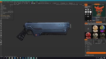 [Live] - 3D Texturing - Handpainting Textures - Artic Pistol