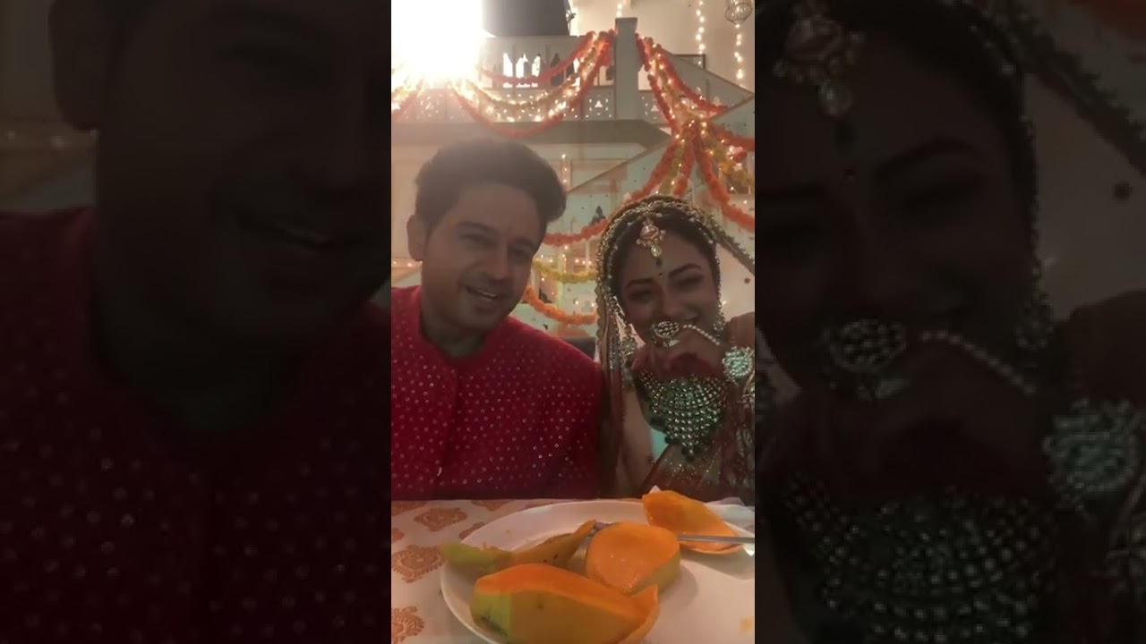 rupali ganguly and gaurav khanna instagram live 