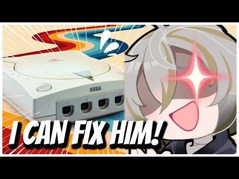 [RETRO CONSOLE REPAIR STREAM] Let's fix and mod a broken Dreamcast!