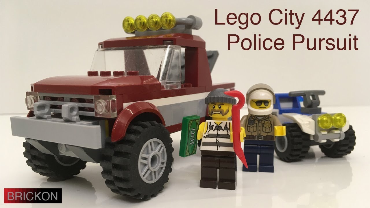 Lego City Police Pursuit 4437: 360 view on turntable (Lazy Susan)