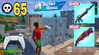 65 Elimination Solo “UNREAL RANKED RELOAD” Wins Gameplay Chapter 7 (PS5 Controller)