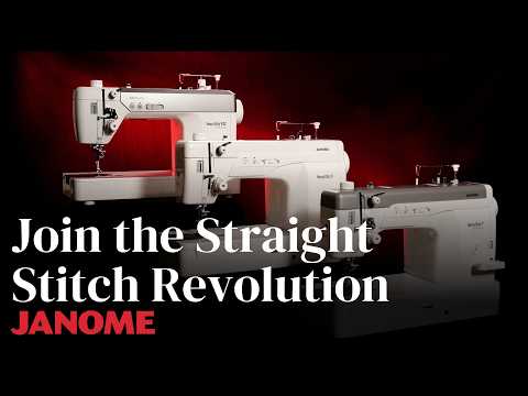 Precision & Power: Janome’s New Straight Stitch Machine Lineup