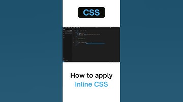 🔥 Apply Inline CSS in HTML #CSS #webdevelopment
