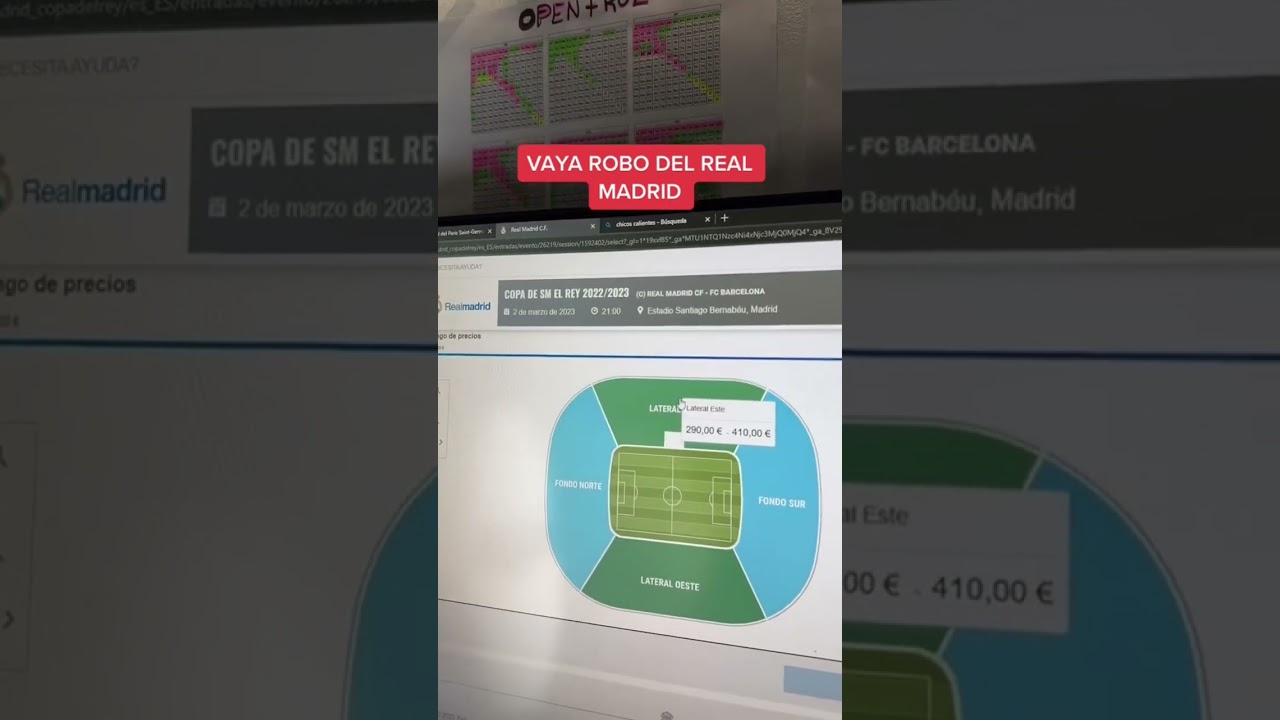 EL REAL MADRID PONE ESTOS PRECIOS A LAS ENTRADAS