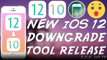 NEW iOS DOWNGRADE Tool RELEASED! Downgrade iOS 12 to iOS 10, Etc. (LeetDown Downgrade Tool For A7)