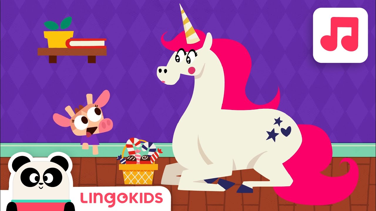 My UNICORN SONG 🦄🌈 Color song for Kids | Lingokids - YouTube