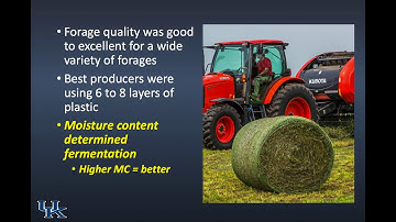 Converting high quality forage into haylage: a research update-Jimmy Henning