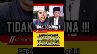 Kritik pedas warganet kepada Kemenag!!??