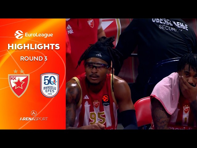 Crvena zvezda - Anadolu Efes 77:72 | EUROLEAGUE (3.kolo) | 01. oktobar 2026.