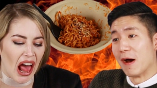 People Try The World’s Spiciest Instant Noodle