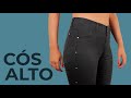 COMO AUMENTAR/SUBIR CÓS DE CALÇA PELO GANCHO | COMO AUMENTAR LA PRETINA.