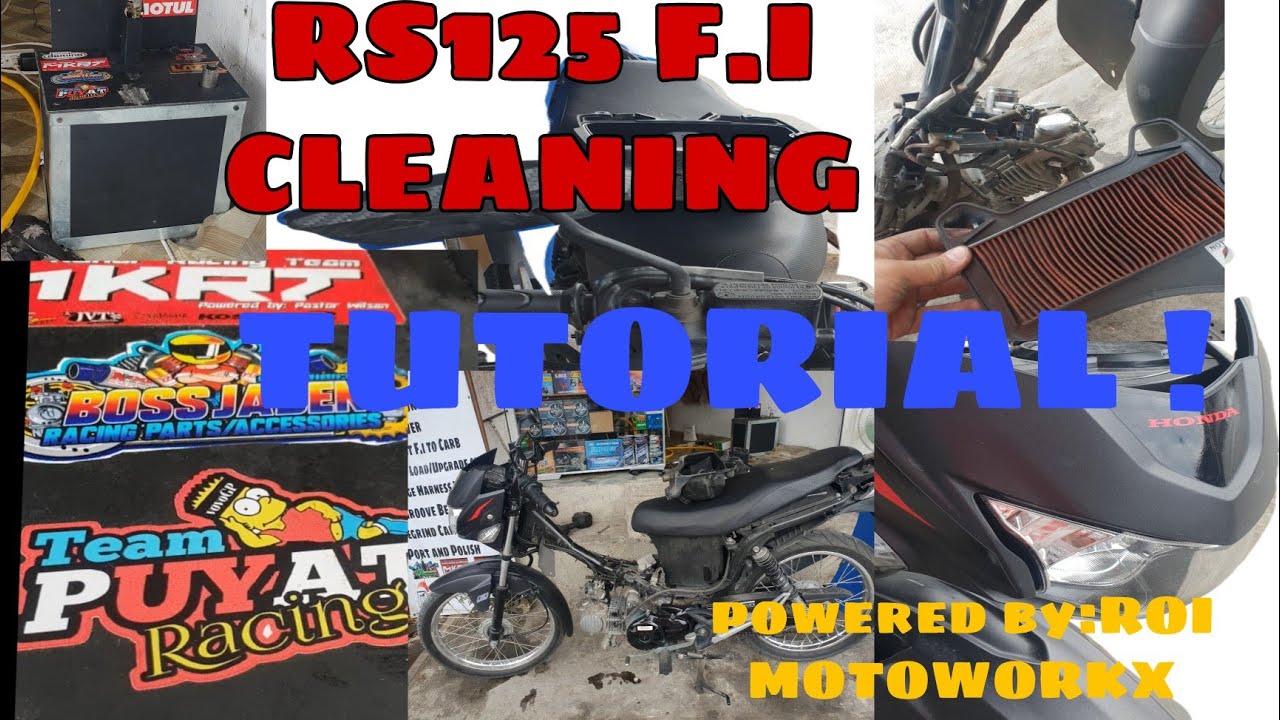RS125 F.I CLEANING/D.I.Y/ROI MOTORSHOP