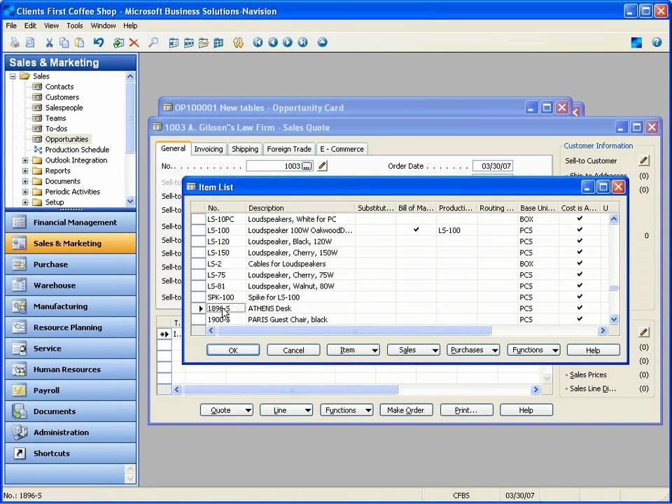 Erp Systems Microsoft Dynamics Gp10 And Sap