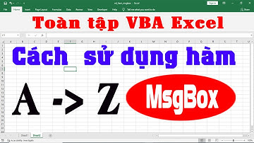 cách sử dụng hàm MsgBox từ A-Z trong VBA Excel để ứng dụng vào làm phần mềm thực tế | NT Software