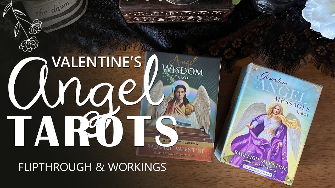 Две современные колоды карт с ангелами на каждый день.