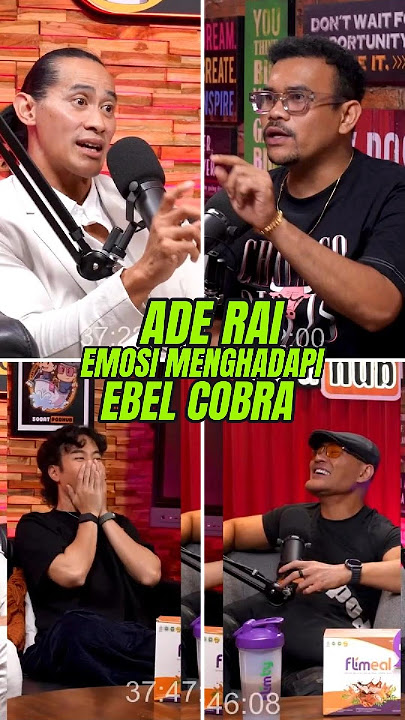 ADE RAI EMOSI MENGHADAPI EBEL COBRA #aderai #ebelcobra #podhub #vidialdiano #closethedoor