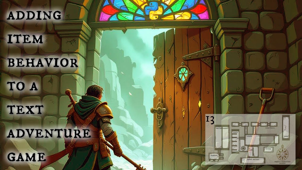 Добавление поведения предметов в текстовую приключенческую игру