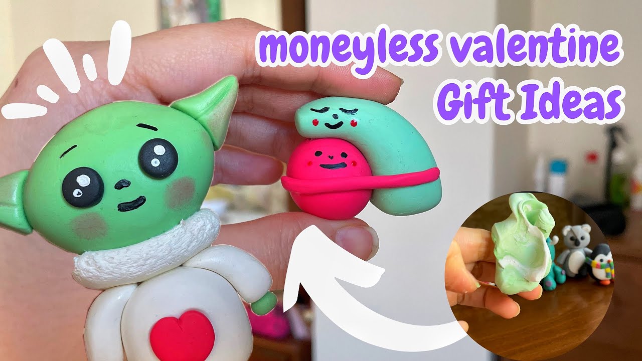 How to make valentine's gift |air dry clay ideas for beginners |clay ...