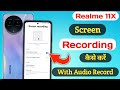 Realme 11x screen recording kaise kare/Realme 11X 5G Screen Recording Setting