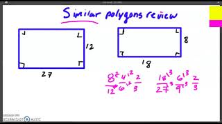 Similar Polygons Practice